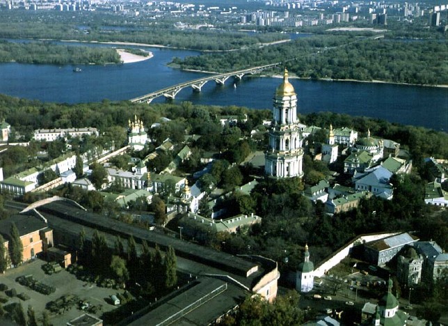 Image - Aerial view of the Kyivan Cave Monastery.